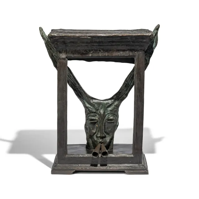 Asino Sonoro (Caged Head), 1984