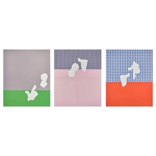 HALFWAY BUBBLES 1, 2, and 3, 2011 (three works)
