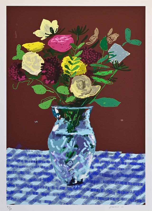 20th March 2021, Flowers, Glass Vase on a Table