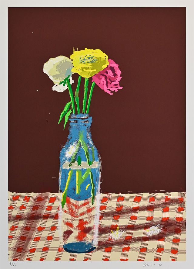 23rd March 2021, Flowers in a Milk Bottle
