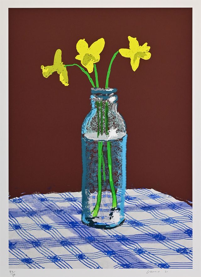 7th April 2021, Three Daffodils in a Bottle
