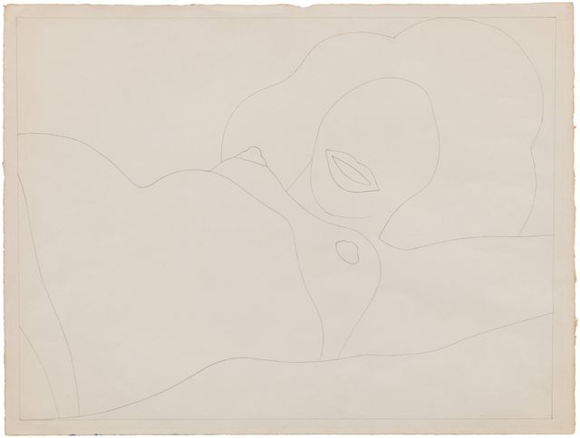 Drawing for Reclining Nude