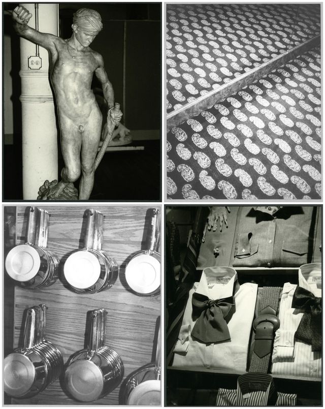 Statue, Carpet, Cooking Pans and Serial Objects (Four Works)