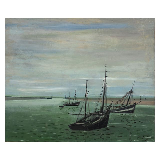 Gravelines. Entrée du port