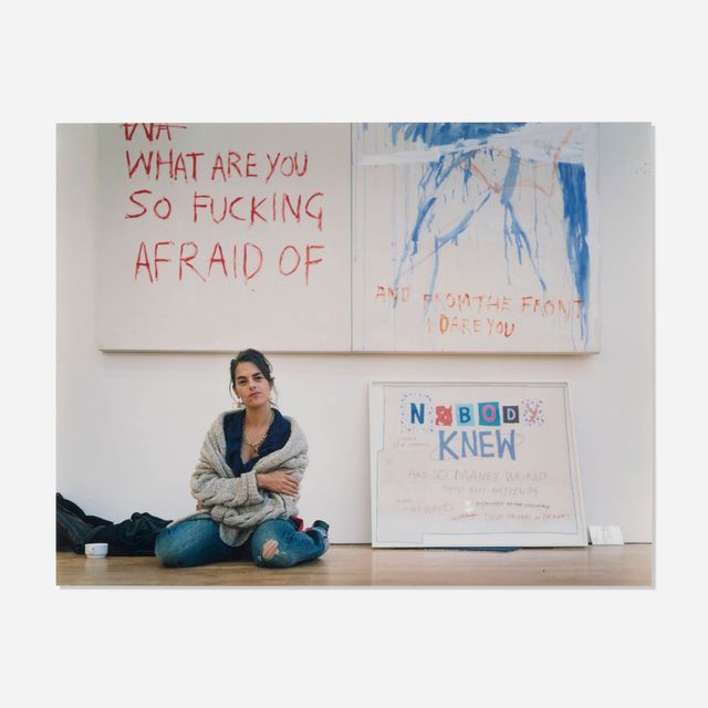 Tracy Emin, November 7, 2002, Oxford, UK