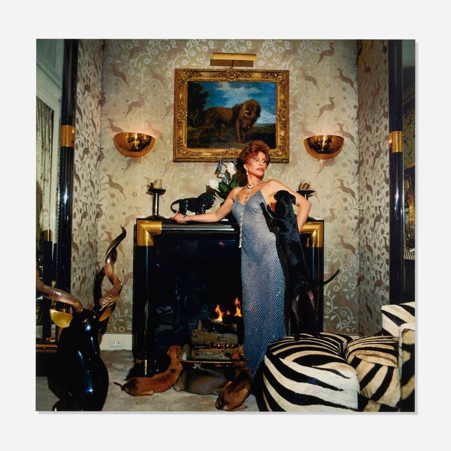 Jocelyn Wildenstein at Home, New York