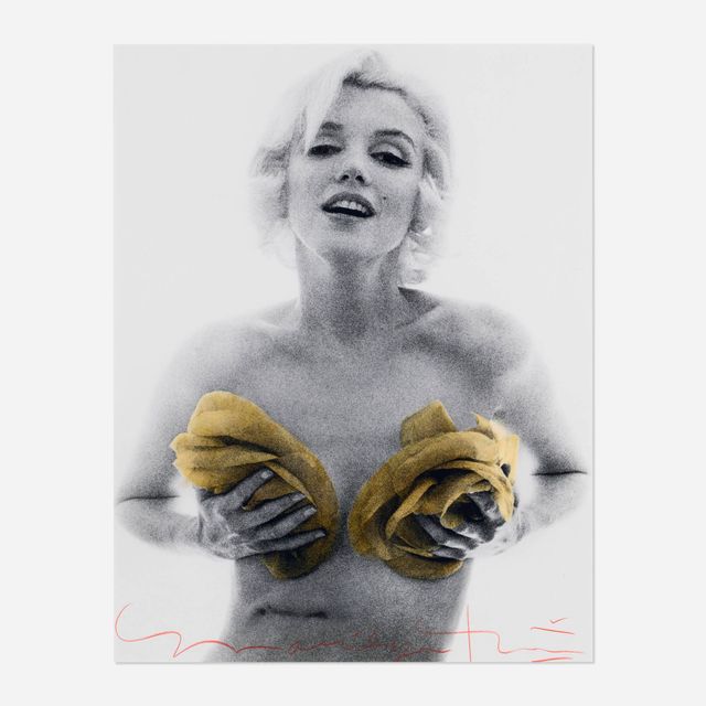 Marilyn Monroe with Yellow Roses (from The Last Sitting)